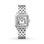 Cartier Panthère De Cartier Watch Medium Model, Quartz Movement, Steel, Diamonds  MPN: W4PN0018