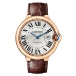 Cartier Ballon Bleu De Cartier Watch 42mm, Automatic Movement, Rose Gold, Leather  MPN: WGBB0030