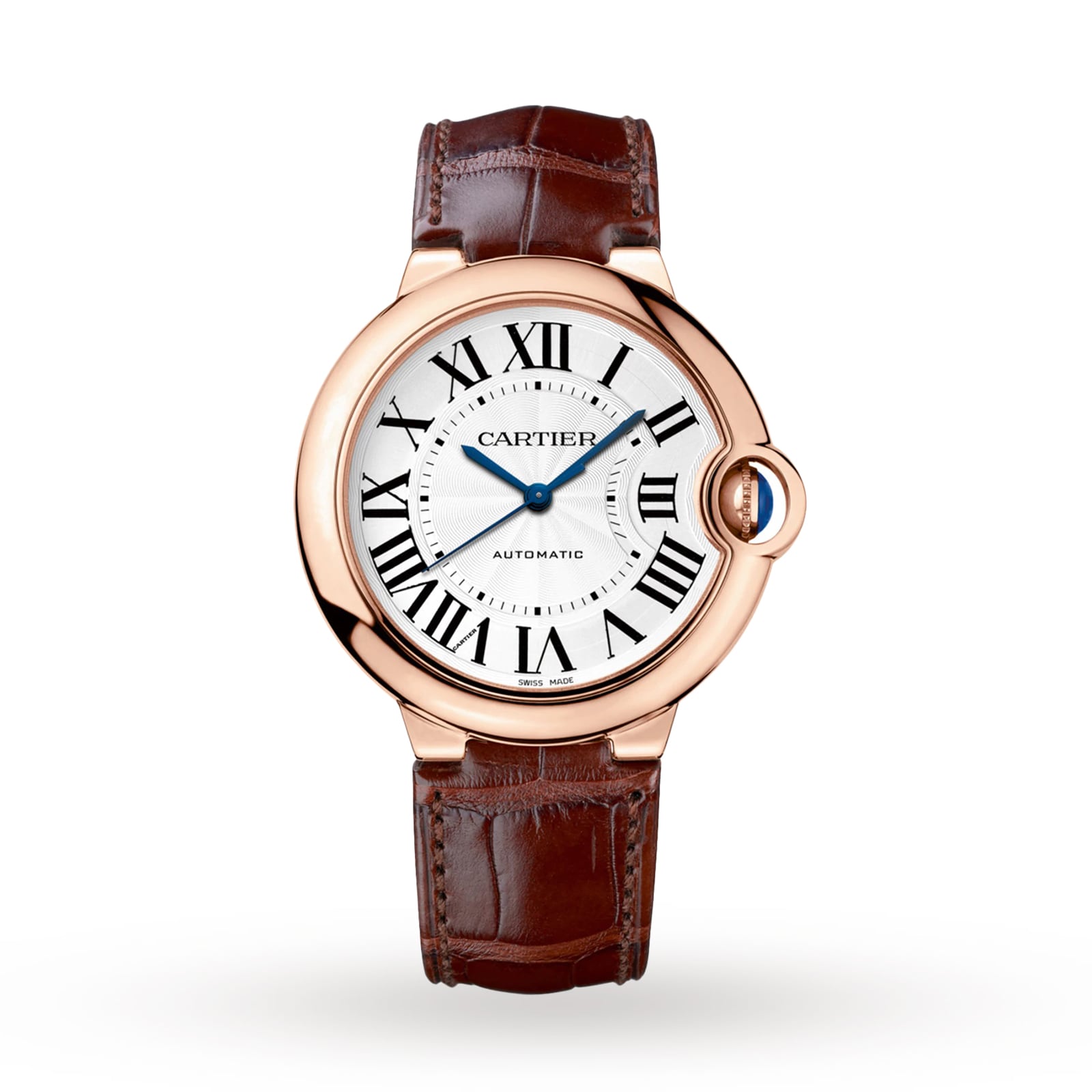kc4rth0yjfo.jpg Cartier Ballon Bleu De Cartier Watch 36mm, Automatic Movement, Pink Gold, Leather MPN: WGBB0009 - Image 1