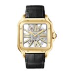 Cartier Santos De Cartier Skeleton Watch, Large Model, Skeleton Mechanical Movement With Manual Winding 9612 MC, Yellow Gold  MPN: WHSA0042 - Image 2