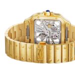 Cartier Santos De Cartier Skeleton Watch, Large Model, Skeleton Mechanical Movement With Manual Winding 9612 MC, Yellow Gold  MPN: WHSA0042 - Image 5