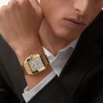 Cartier Santos De Cartier Skeleton Watch, Large Model, Skeleton Mechanical Movement With Manual Winding 9612 MC, Yellow Gold  MPN: WHSA0042 - Image 9