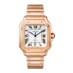 Cartier Santos De Cartier Watch, Large Model, Mechanical Movement With Automatic Winding, Calibre 1847 MC Rose Gold  MPN: WGSA0018