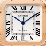 Cartier Santos De Cartier Watch, Large Model, Mechanical Movement With Automatic Winding, Calibre 1847 MC Rose Gold  MPN: WGSA0018 - Image 5