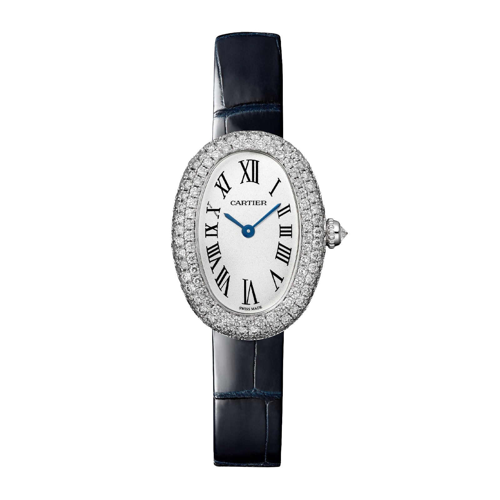 hvtmjxzwzwx.jpg Cartier Baignoire Watch, Small Model, Quartz Movement, 18K White Gold Case MPN: WJBA0049 - Image 1