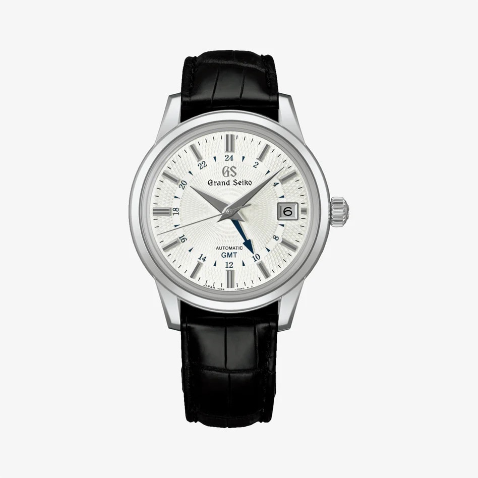 h5lx3nn4ocx.jpg Grand Seiko Automatic GMT Snowdrop 39.5mm Mens Watch White MPN: SBGM255 - Image 1