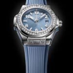 Hublot Big Bang One Click Steel 33mm Ladies Watch Coal Blue Diamonds  MPN: 485.SX.717B.RX.1204 - Image 2