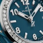 Hublot One Click Petrol Blue Ceramic Diamonds 33mm  MPN: 485.ES.5171.RX.1204 - Image 3