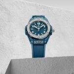 Hublot One Click Petrol Blue Ceramic Diamonds 33mm  MPN: 485.ES.5171.RX.1204 - Image 4