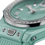 Hublot One Click Mint Green Ceramic Diamonds 33mm  MPN: 485.GS.5271.RX.1204 - Image 2