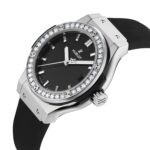 Hublot Classic Fusion Titanium Diamonds 33mm Ladies Watch Black  MPN: 581.NX.1470.RX.1104 - Image 9