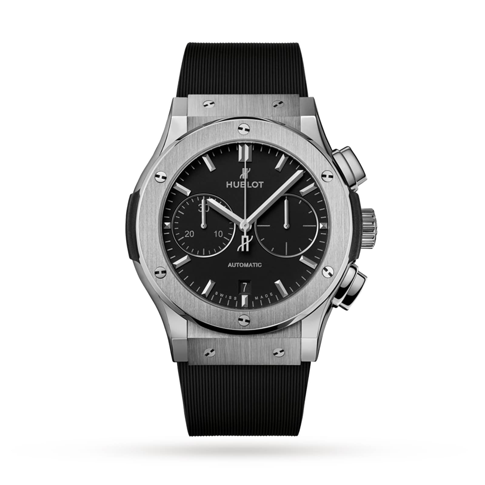 zlnn0r0pogs.jpg Hublot Classic Fushion Chronograph Titanium 45mm MPN: 521.NX.1171.RX - Image 1
