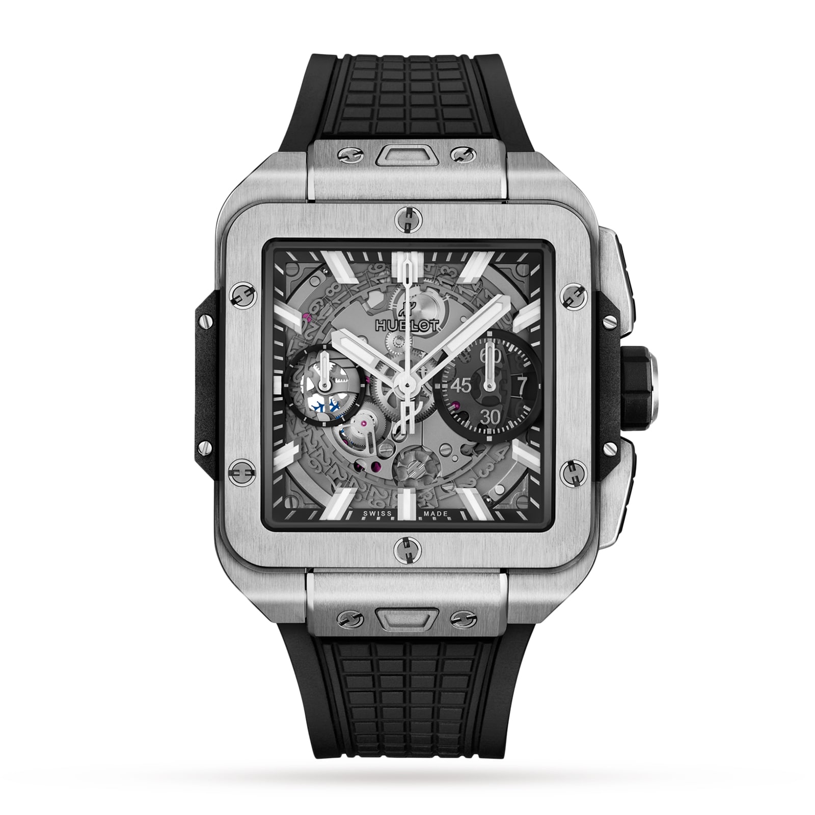 1sqds4ejnog.jpg Hublot Square Bang Unico Titanitum 42mm Mens Watch MPN: 821.NX.0170.RX - Image 1