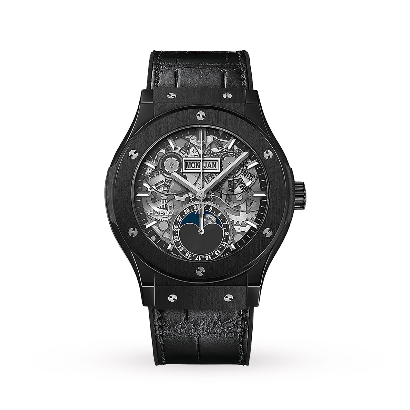 5xhpkishsus.jpg Hublot Classic Fusion Aerofusion Moonphase Black Magic 42mm MPN: 547.CX.0170.LR - Image 1