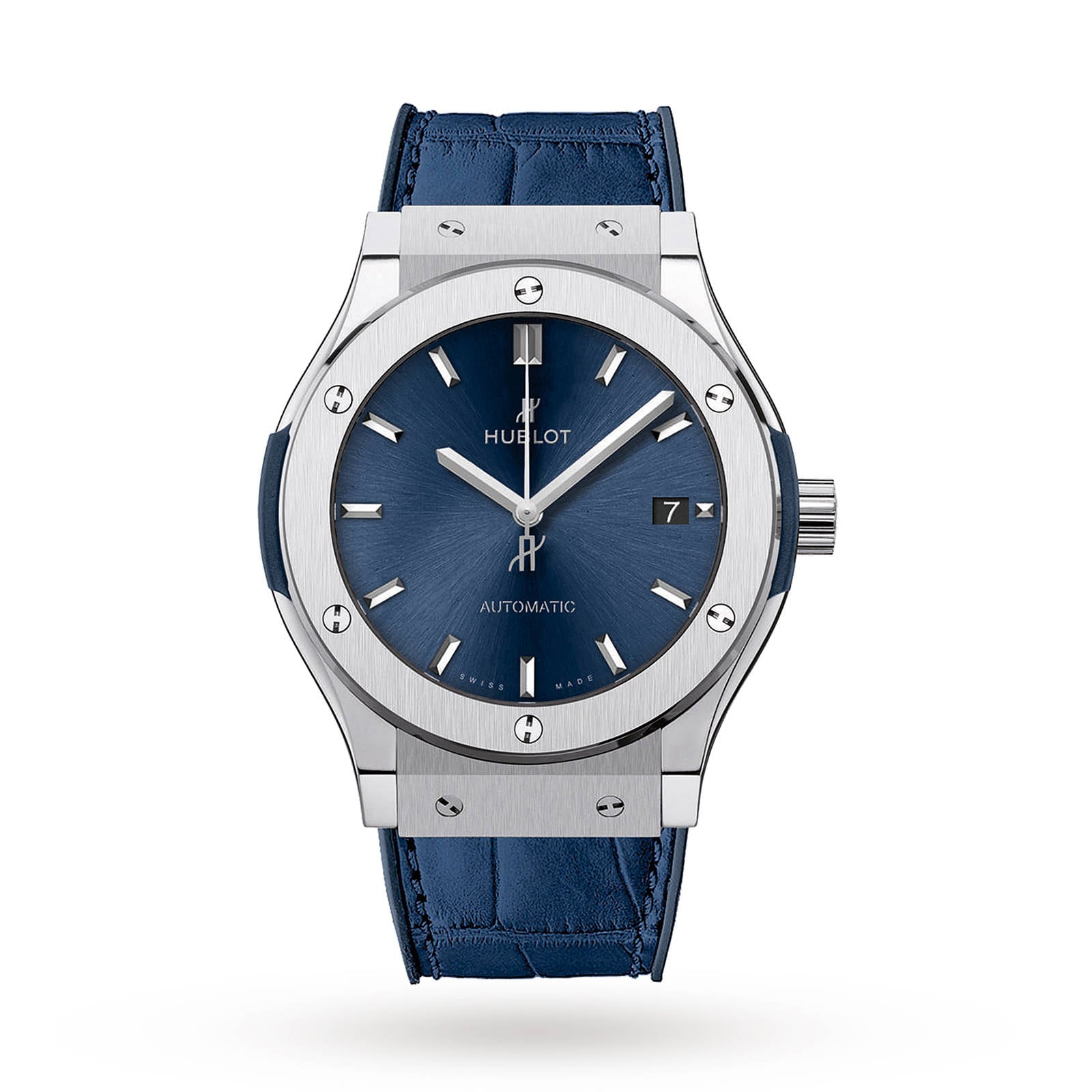 epk1btcbo3t.jpg Hublot Classic Fusion Blue Titanium 45mm MPN: 511.NX.7170.LR - Image 1