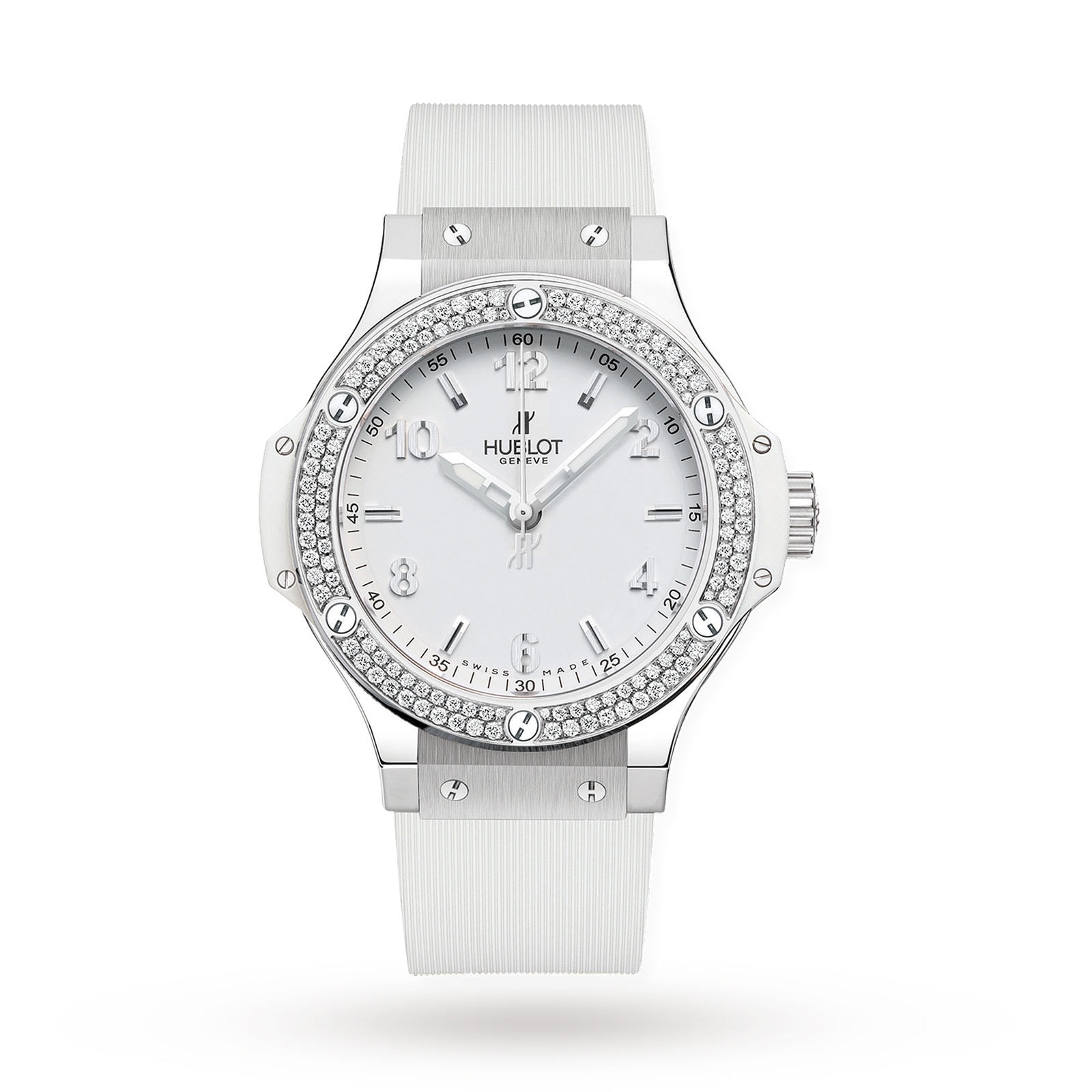 zhei2cfw2f3.jpg Hublot Big Bang Steel White Diamonds 38mm MPN: 361.SE.2010.RW.1104 - Image 1