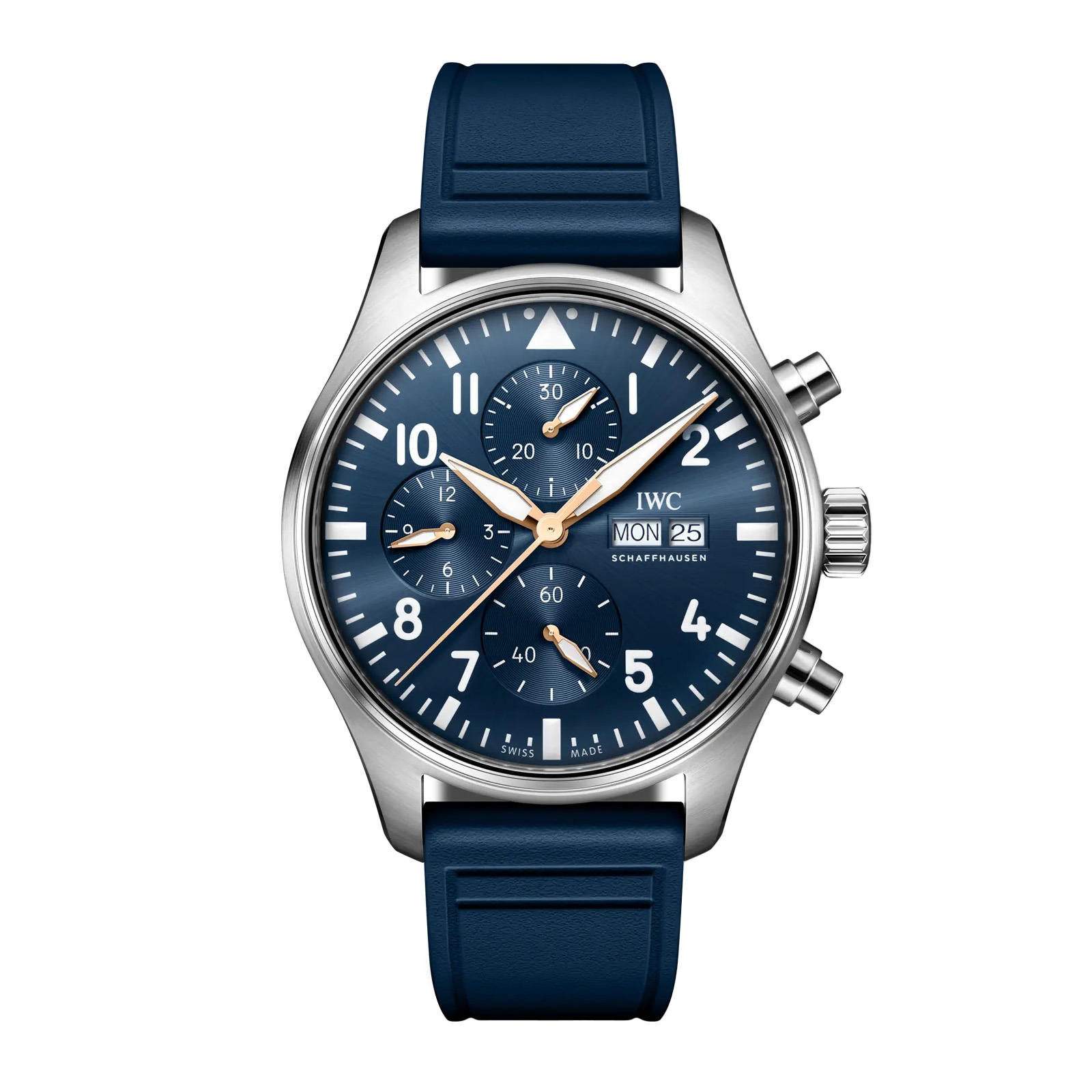 jcs5elg0lz5.jpg IWC Pilot Chronograph Le Petit Prince 43mm Mens Watch Blue MPN: IW378011 - Image 1