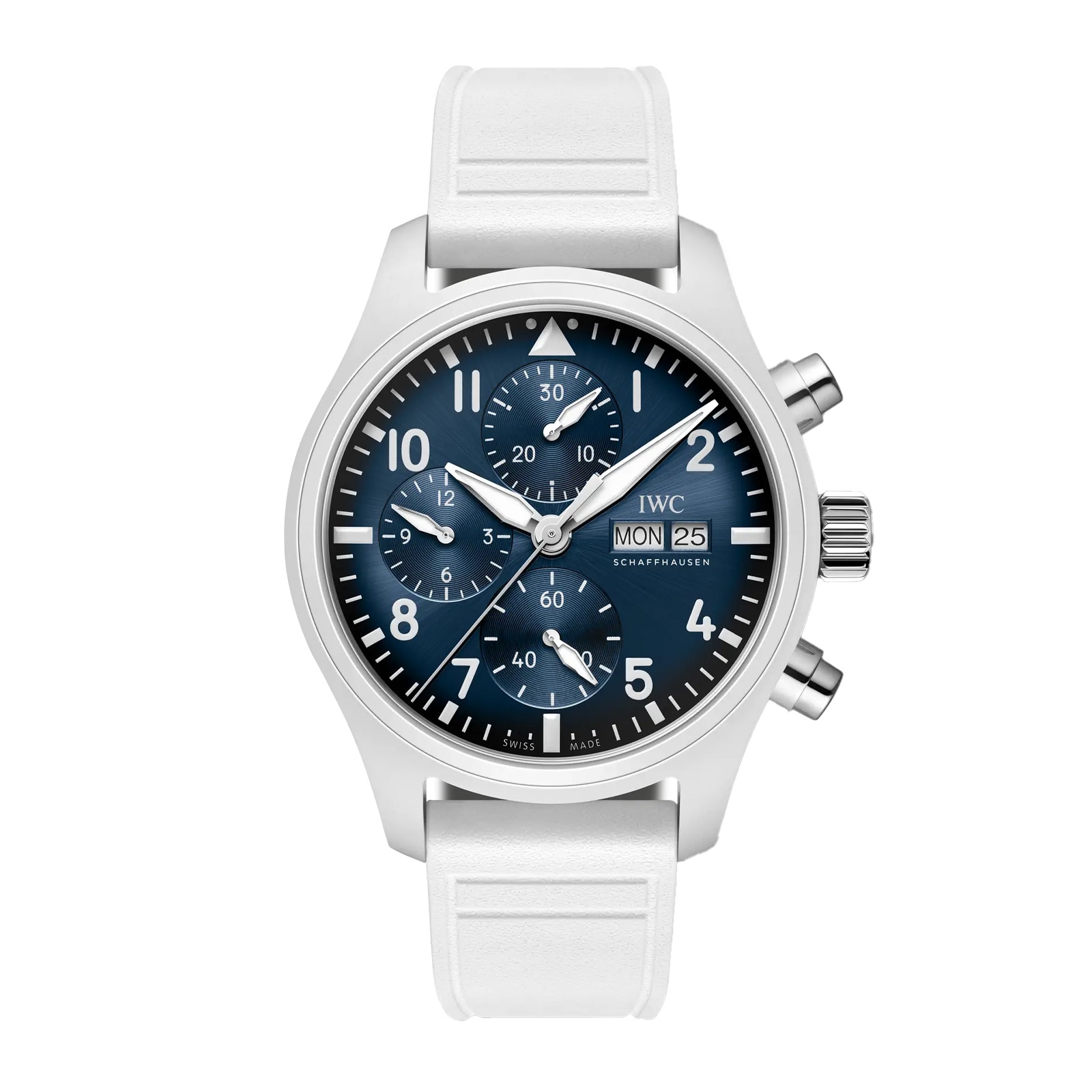 0gkb3zyc5ra.jpg IWC Pilot Chronograph Le Petit Prince 41mm Mens Watch Blue MPN: IW389410 - Image 1