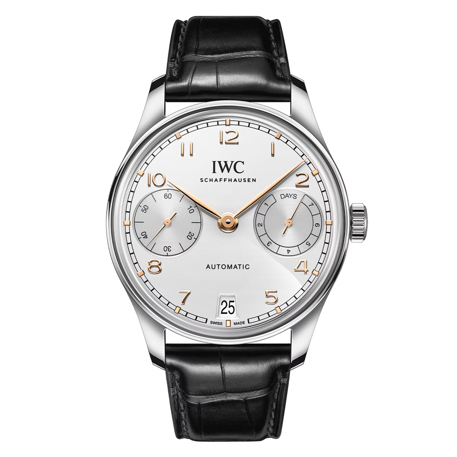 qa5ybf4eoab.jpg IWC Portugieser Automatic 42 Silver Moon MPN: IW501701 - Image 1