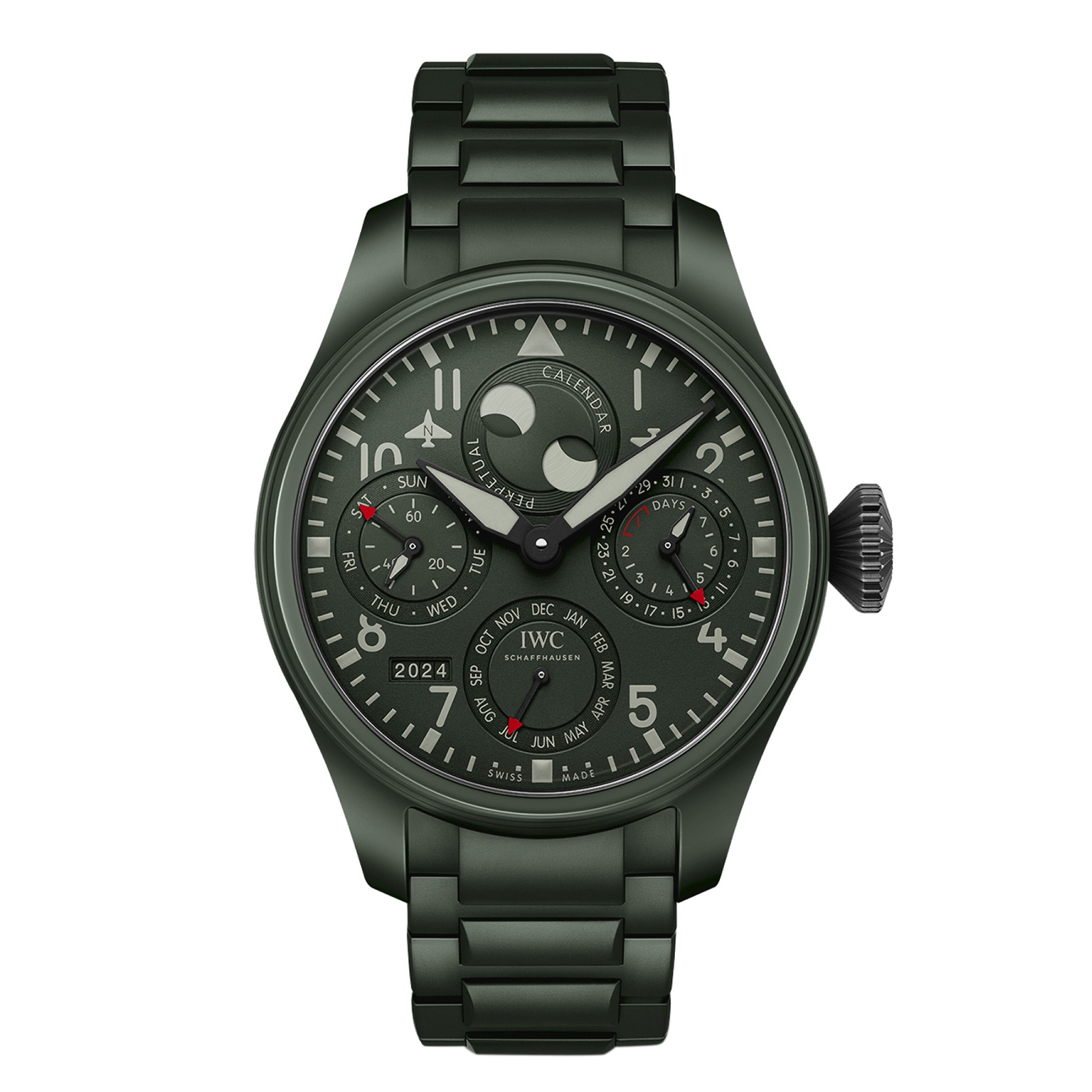 g1pvq3vwezr.jpg IWC Big Pilot's Watch Perpetual Calendar Top Gun Woodland MPN: IW503101 - Image 1