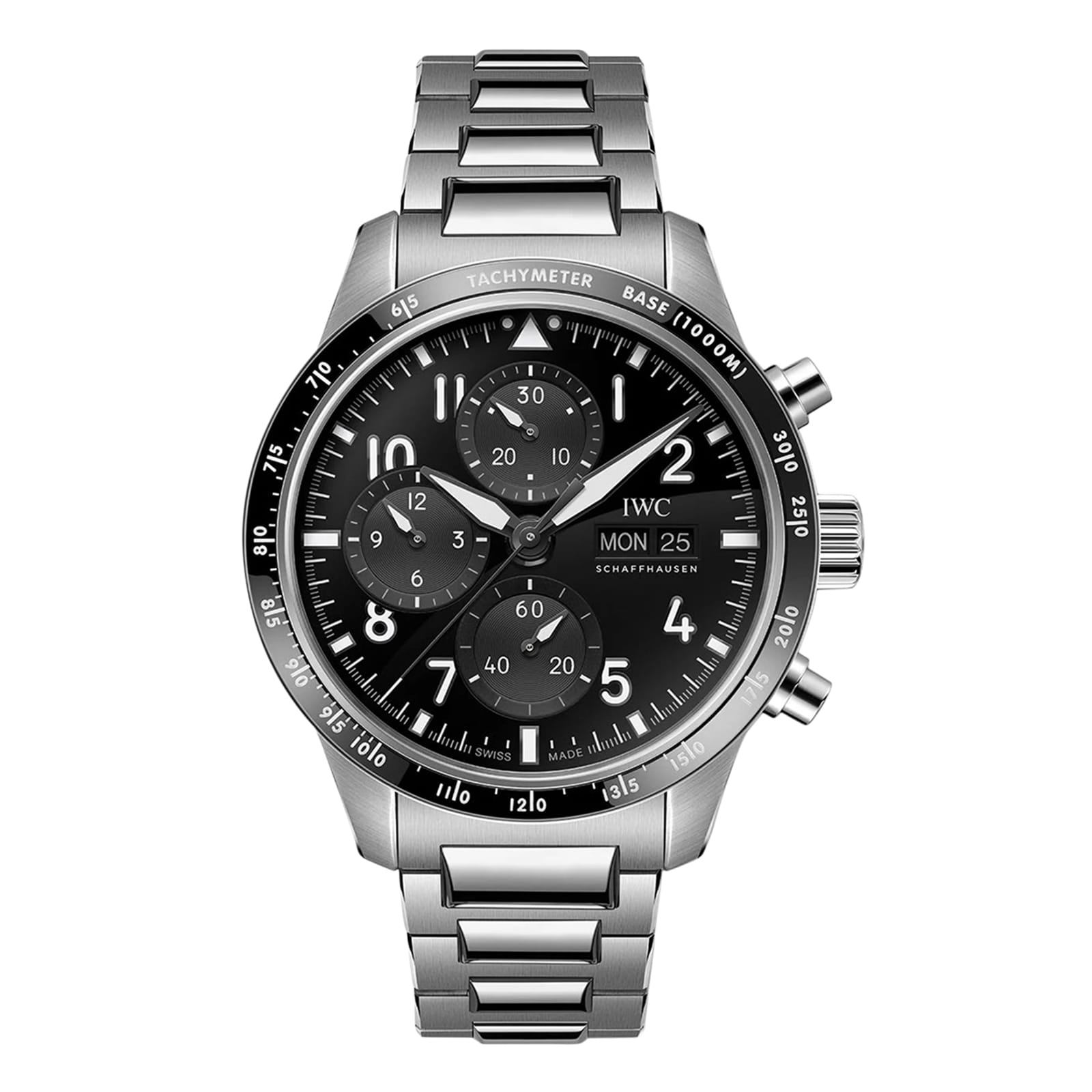 i0pcysxjo1g.jpg IWC Pilot Performance Chronograph 41mm AMG Mens Watch Black Titanium MPN: IW388304 - Image 1