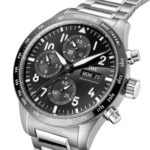 IWC Pilot Performance Chronograph 41mm AMG Mens Watch Black Titanium  MPN: IW388304 - Image 3