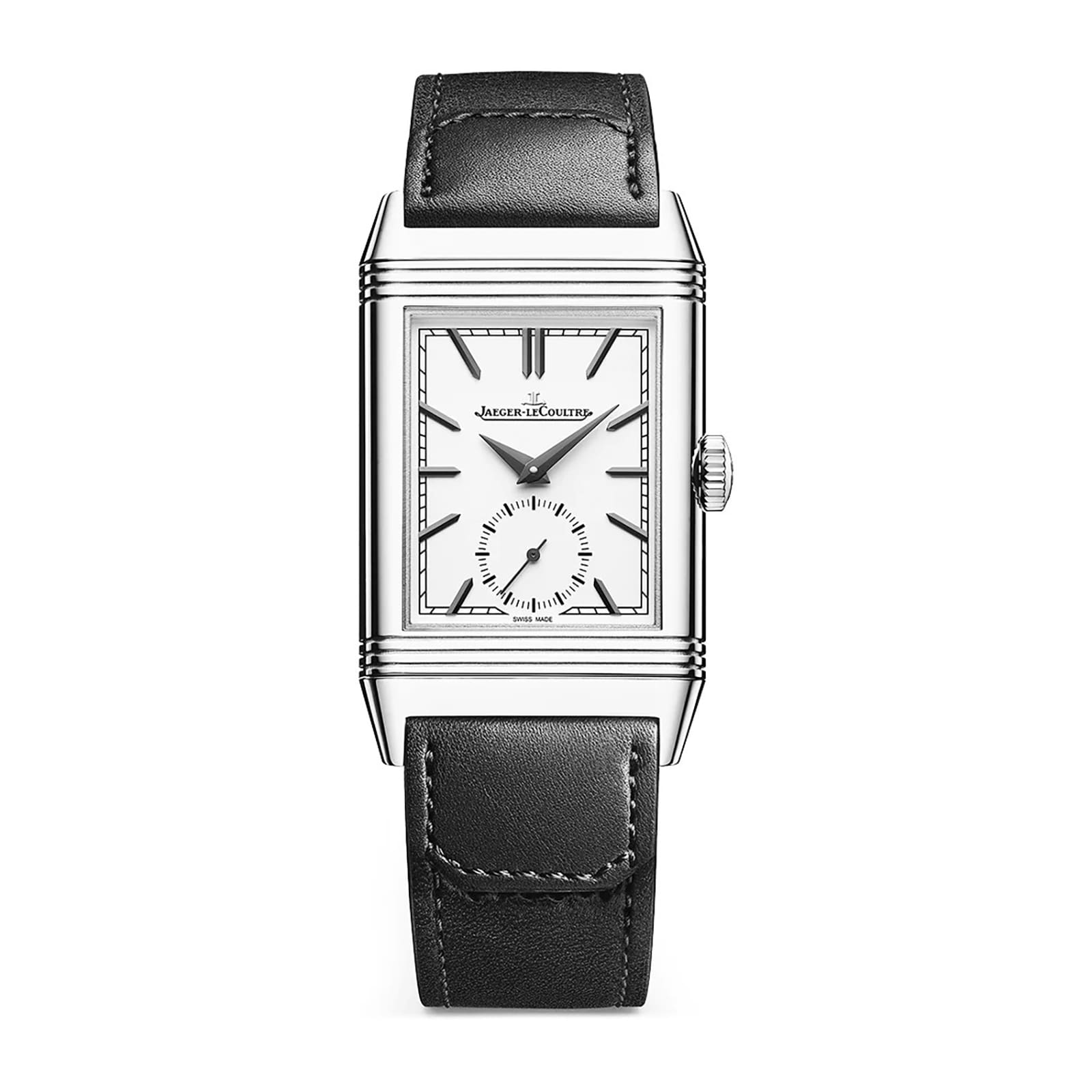 e1pdzf1k5ow.jpg Jaeger-LeCoultre Reverso Tribute Monoface Small Seconds 45.6mm X 27.4mm Mens Watch MPN: Q713842J - Image 1