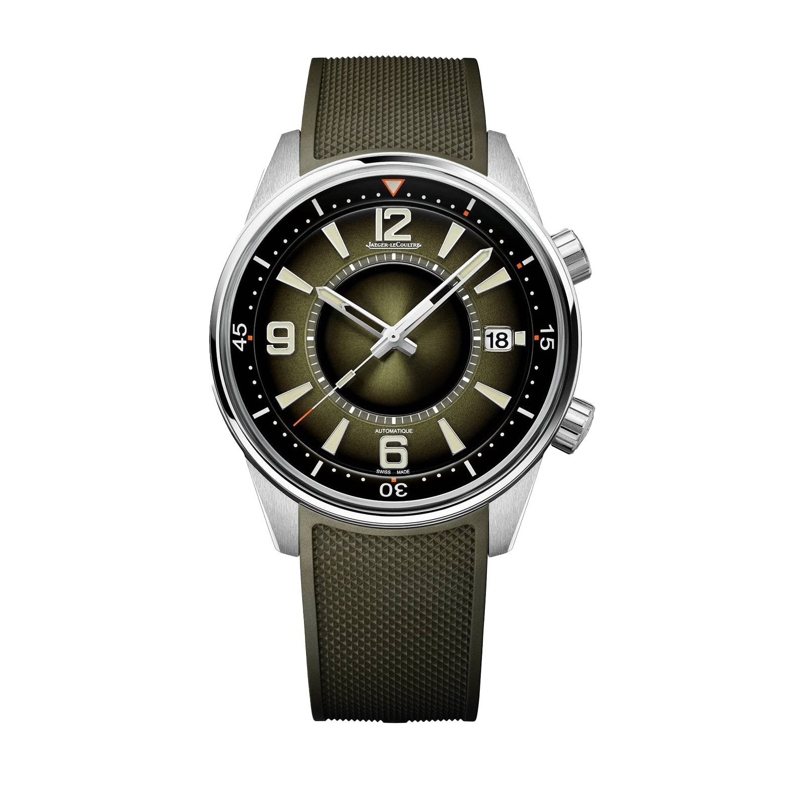 zuja4l0rbpw.jpg Jaeger-LeCoultre Polaris Date 42mm Mens Watch Green MPN: Q906863J - Image 1