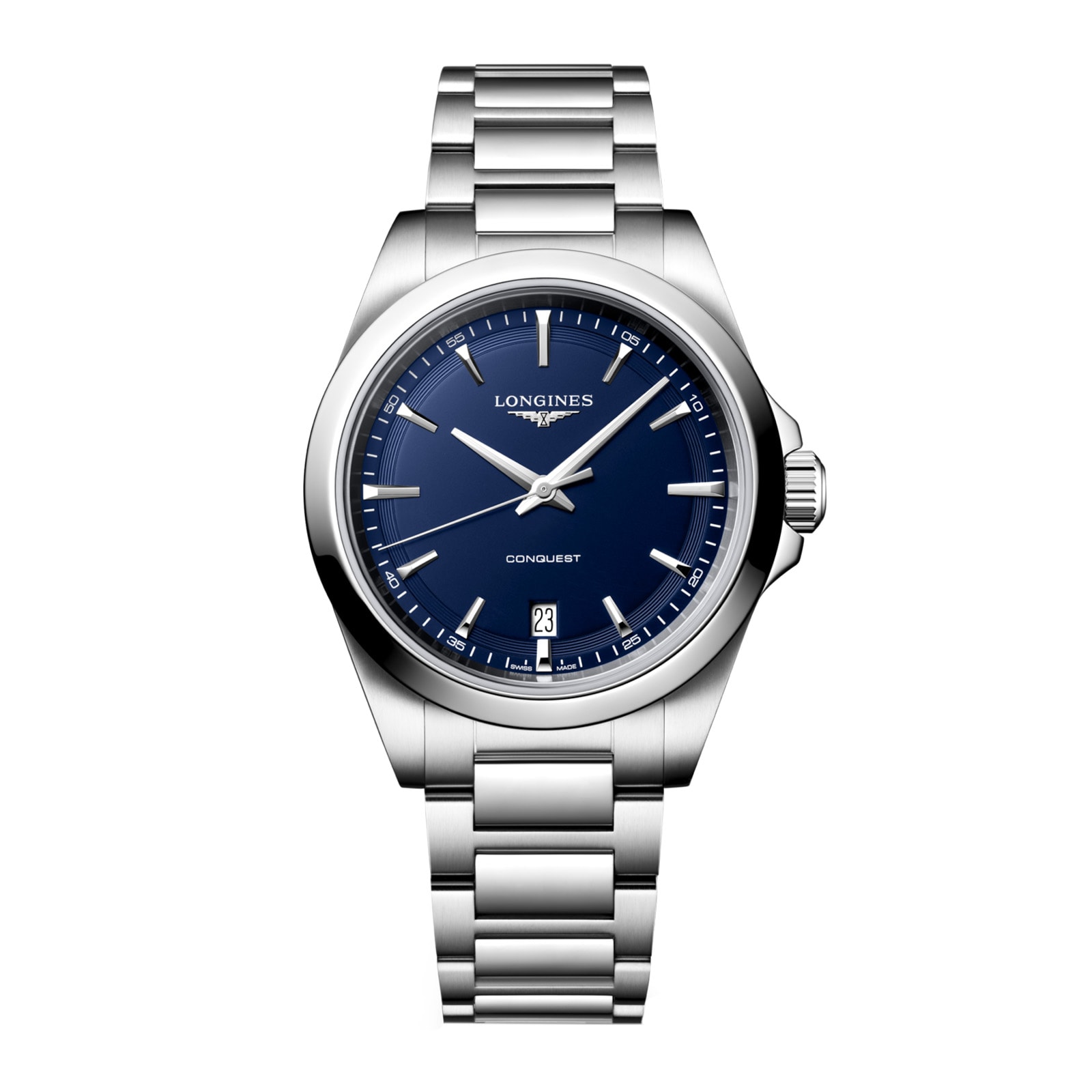 ntqiqsuhm0l.jpg Longines Conquest 38mm Mens Watch Blue MPN: L37504926 - Image 1