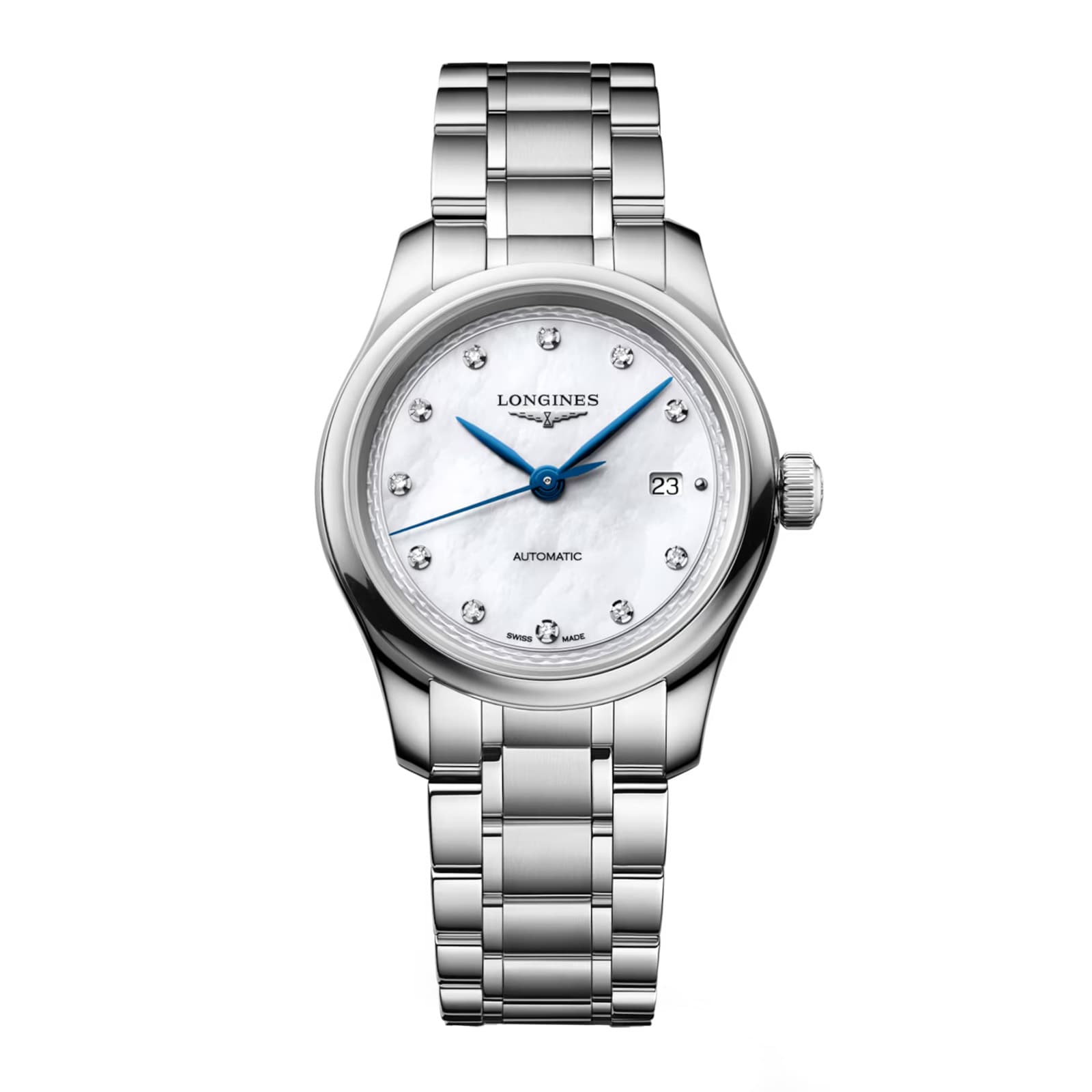 02snoxszmkg.jpg Longines Master Collection Automatic 30mm Ladies Watch Mother of Pearl MPN: L24494876 - Image 1
