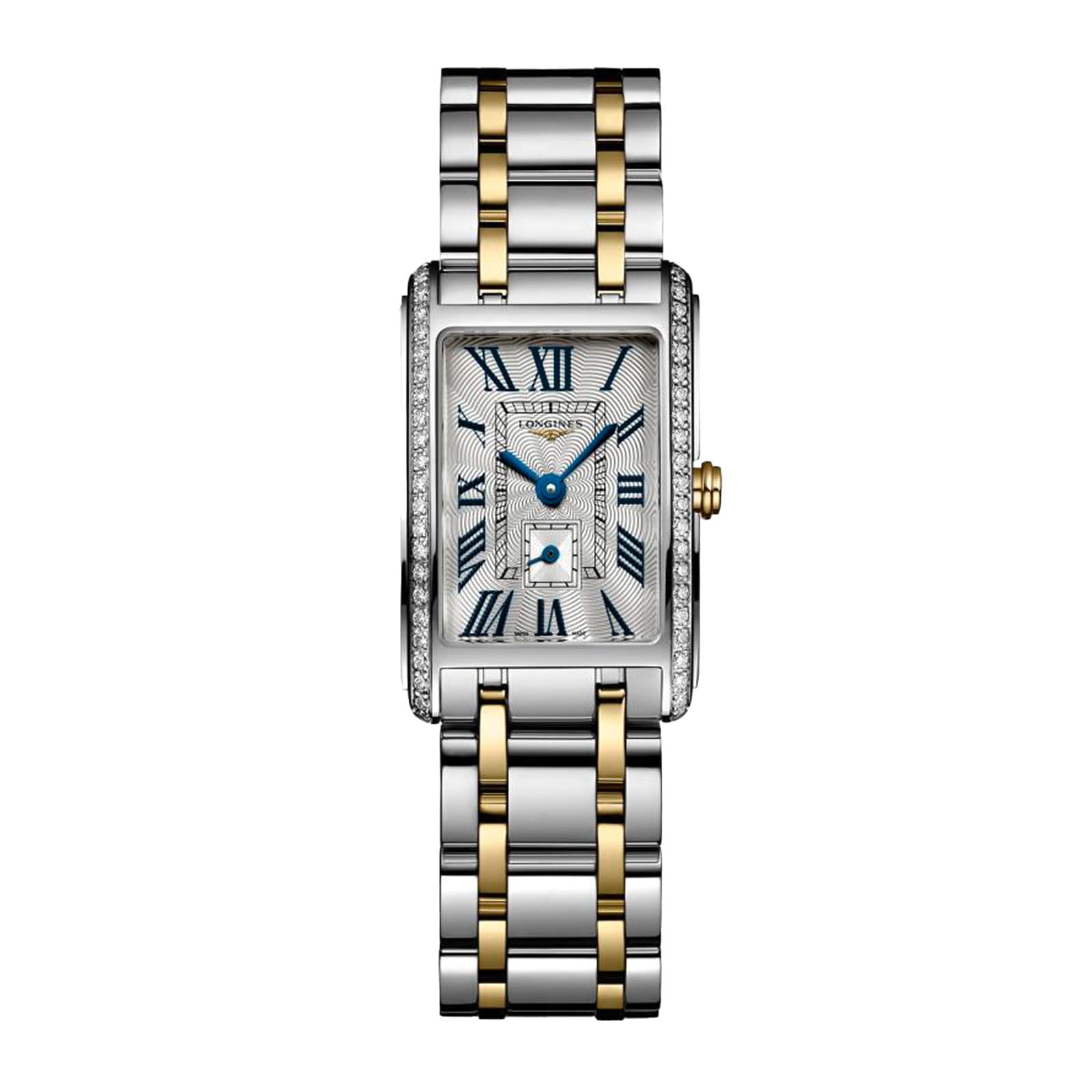 rrsuyn51fkj.jpg Longines DolceVita 20.8mm X 32mm Stainless Steel and Yellow Gold Ladies Watch MPN: L52555787 - Image 1