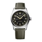 Longines Spirit Pilot 3 Hands 39mm Mens Watch Rubber Black  MPN: L38094539