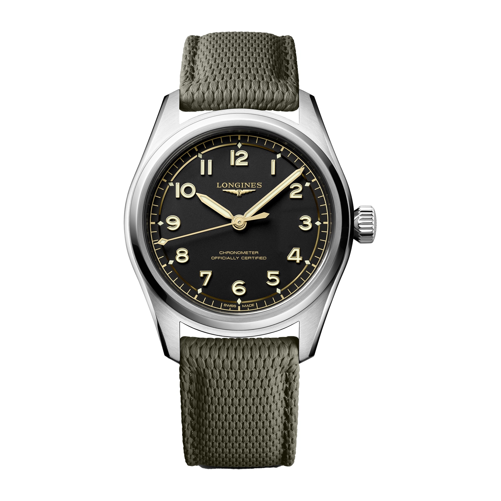liqmuts4yp1.jpg Longines Spirit Pilot 3 Hands 39mm Mens Watch Rubber Black MPN: L38094539 - Image 1