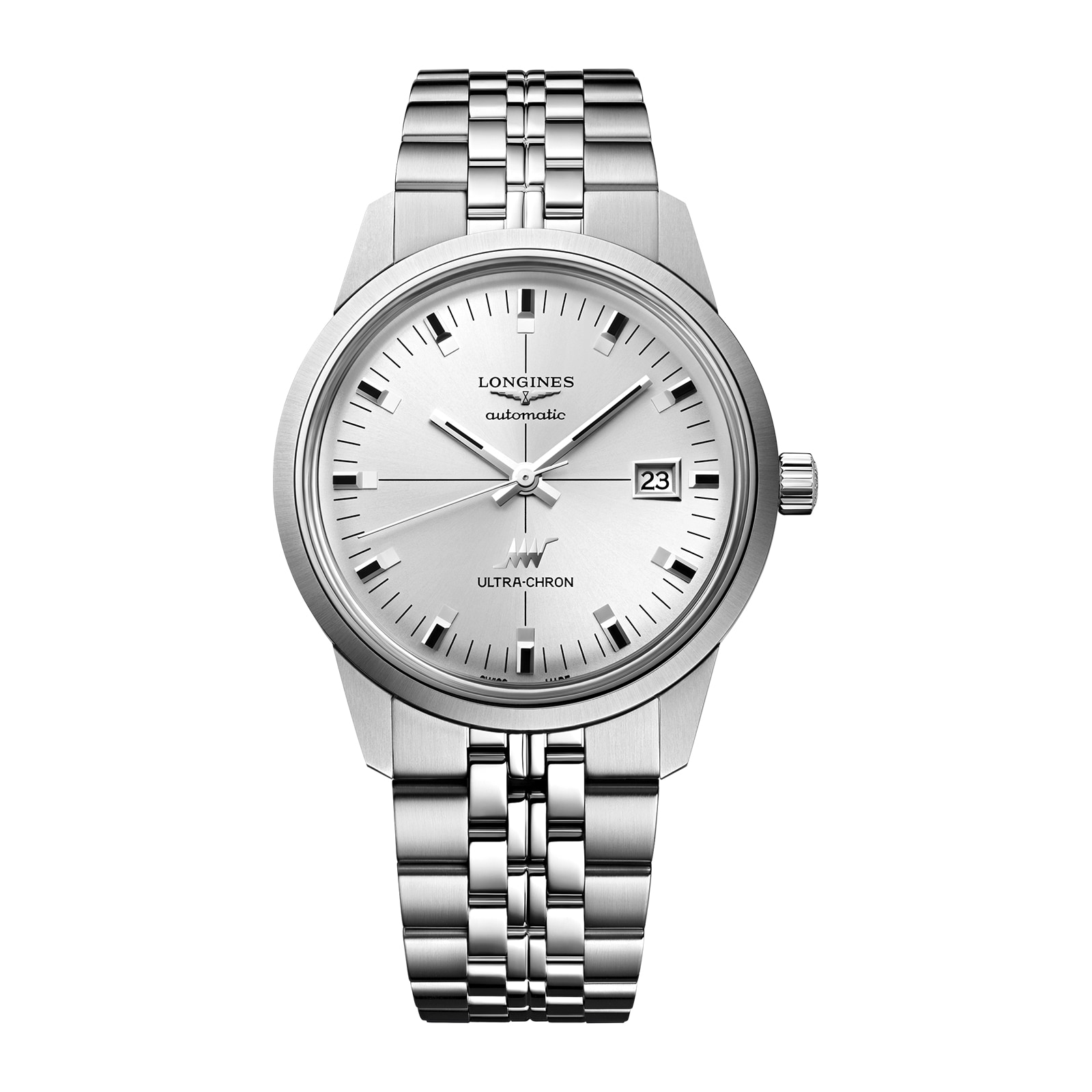 p10ctuezv3a.jpg Longines Ultra-Chron Classic 40mm Mens Watch Silver MPN: L29374726 - Image 1