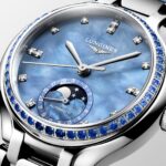 Longines PrimaLuna 34mm Ladies Watch Blue Leather Strap  MPN: L81260972 - Image 4