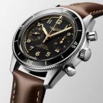 Longines Spirit Pilot Flyback Chronograph 39.5mm Mens Watch Leather Black  MPN: L37214532 - Image 3