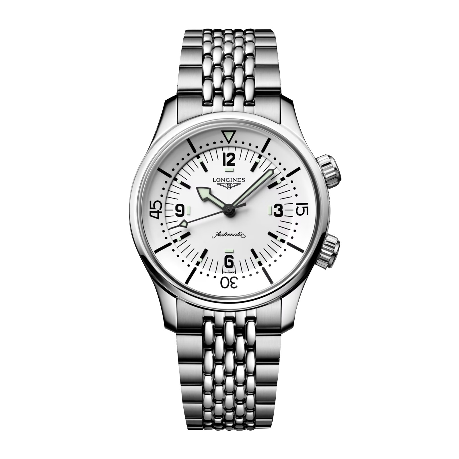 1agihnqi35i.jpg Longines Legend Diver 39mm Mens Watch White MPN: L37644166 - Image 1
