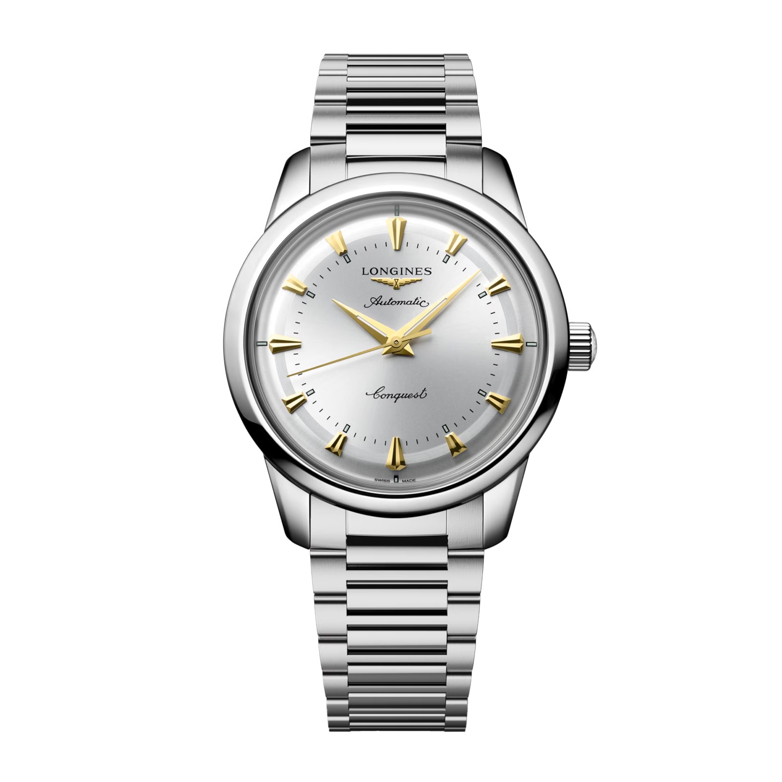 urs3ru1wkee.jpg Longines Conquest 40mm Mens Watch Silver MPN: L16504726 - Image 1