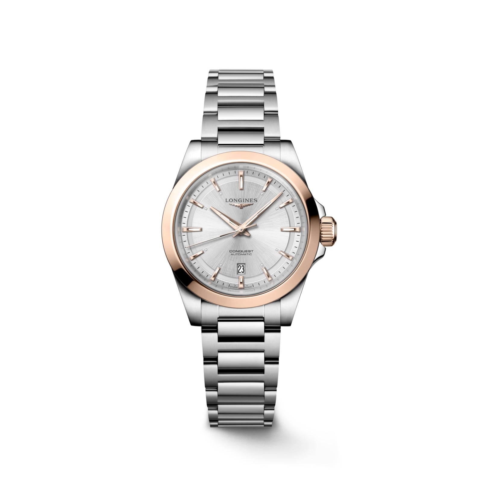 m1lgxdslmn4.jpg Longines Conquest 30mm Ladies Watch Silver MPN: L33205726 - Image 1