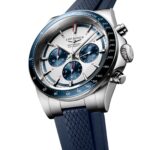 Longines Conquest 42mm Mens Watch Blue Rubber Strap  MPN: L38354989 - Image 4