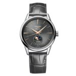 Longines Flagship Classic Heritage Moonphase 38.5mm Mens Watch Grey  MPN: L48154522
