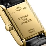 Longines Mini DolceVita 21.5mm X 29mm Ladies Watch Silver Black Alligator  MPN: L52006710 - Image 3