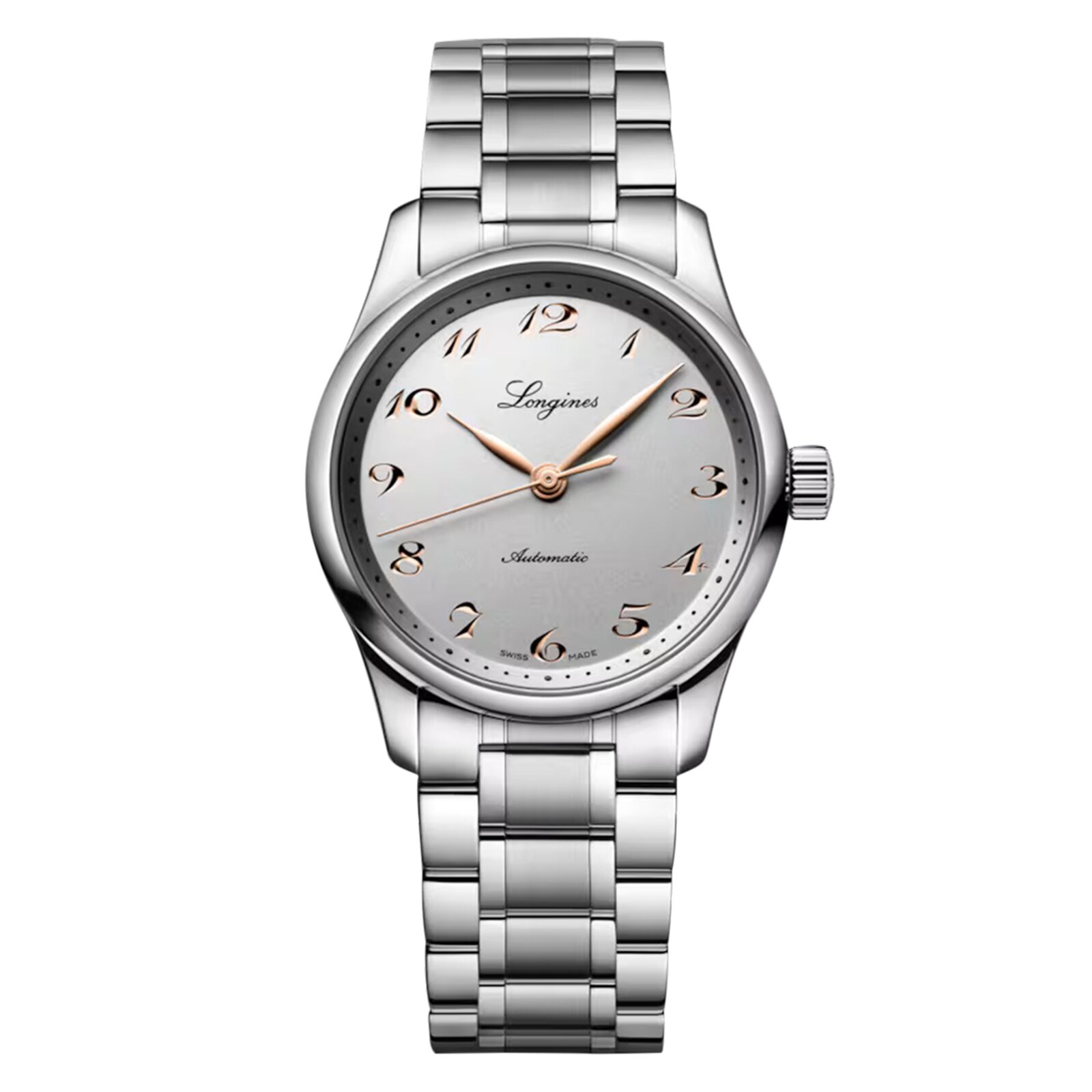 qonehz4l0js.jpg Longines Master Collection 34mm Ladies Watch Silver MPN: L23574706 - Image 1