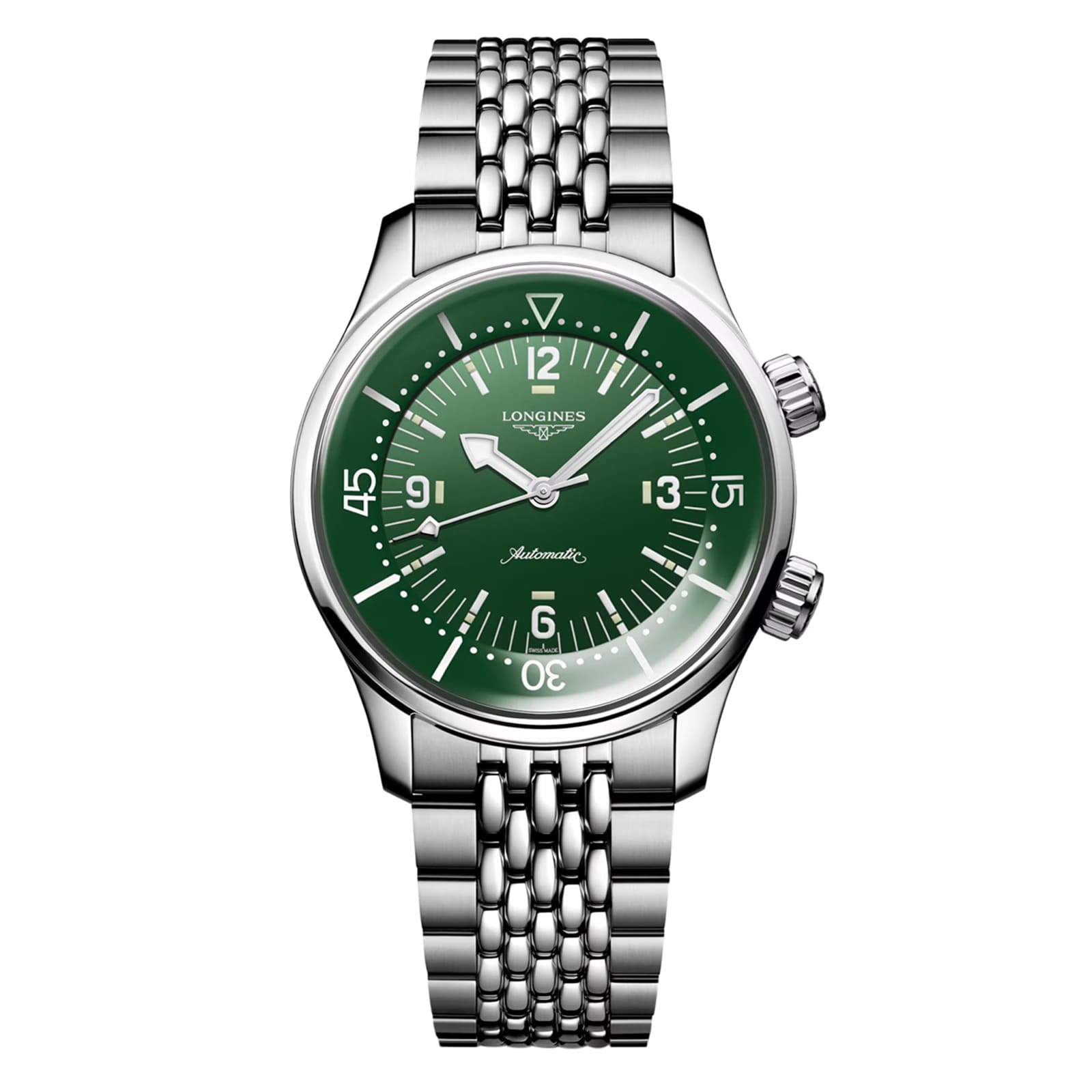 wghjzqzscys.jpg Longines Legend Diver 39mm Mens Watch Green MPN: L37644066 - Image 1