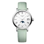 Longines Elegant Collection 30mm Ladies Watch Green Strap  MPN: L43304110