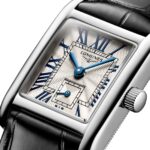 Longines Mini DolceVita 21.5mm X 29mm Ladies Watch Silver Black Alligator  MPN: L52004712 - Image 4