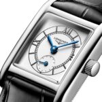 Longines Mini DolceVita 21.5mm X 29mm Ladies Watch Silver Black Alligator  MPN: L52004752 - Image 4