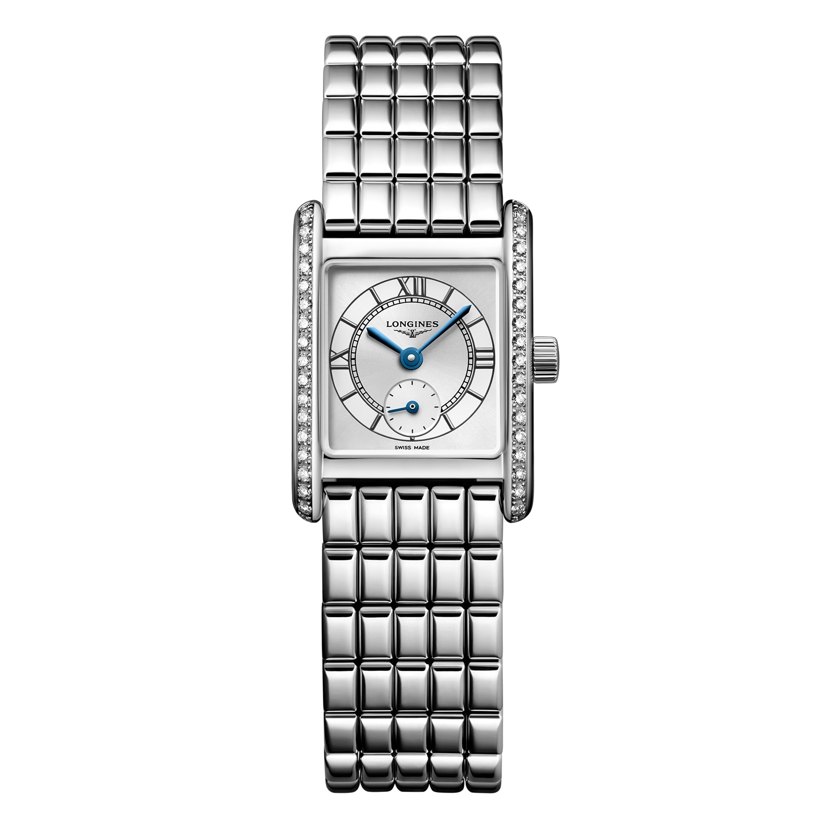 c1rxdunu35i.jpg Longines Mini DolceVita 21.5mm X 29mm Ladies Watch Silver Stainless Steel MPN: L52000756 - Image 1