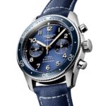 Longines Spirit Flyback 42mm Steel Blue Fabric Strap Blue Sunray Dial  MPN: L38214932 - Image 2