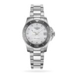 Longines HydroConquest 32mm Ladies Watch Mother Of Pearl Silver Exclusive to The Watches Of Switzerland Group  MPN: L33704876